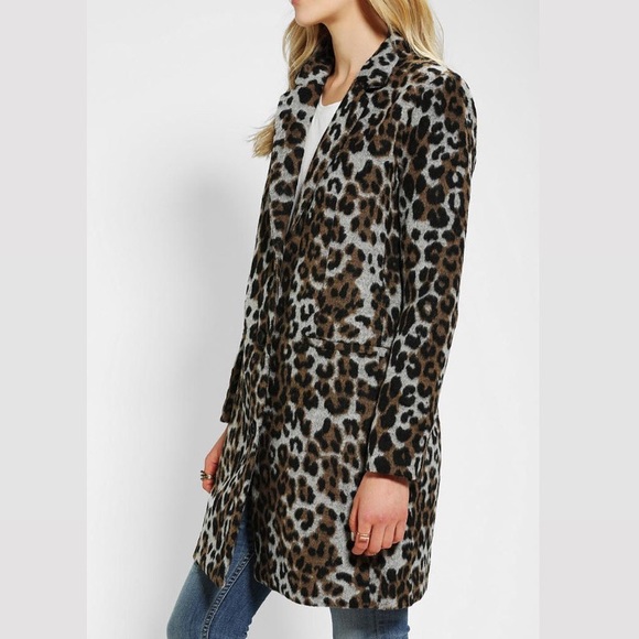Anthropologie Leopard Print coat - Picture 2 of 4